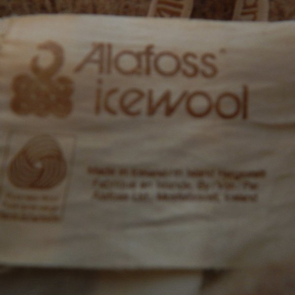 Icewool Alafoss of Iceland Wool Vintage Coatigan Sweater Coat Womens - Picture 7 of 10